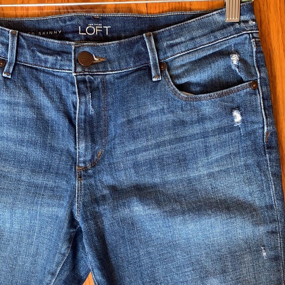 LOFT Relaxed Skinny Jeans - Picture 3 of 7